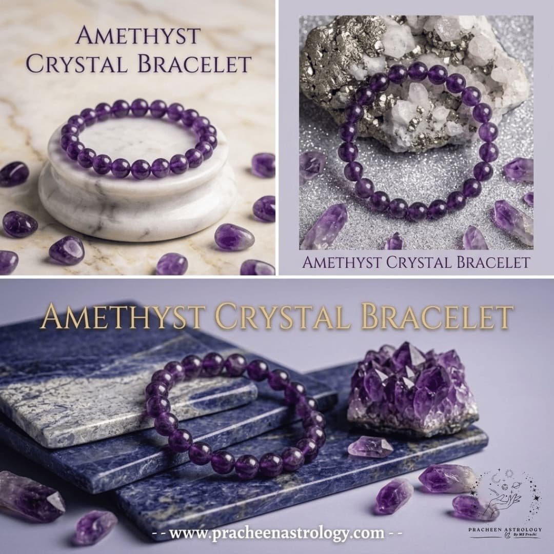 Natural Amethyst Bracelet Natural Amethyst Bracelet
