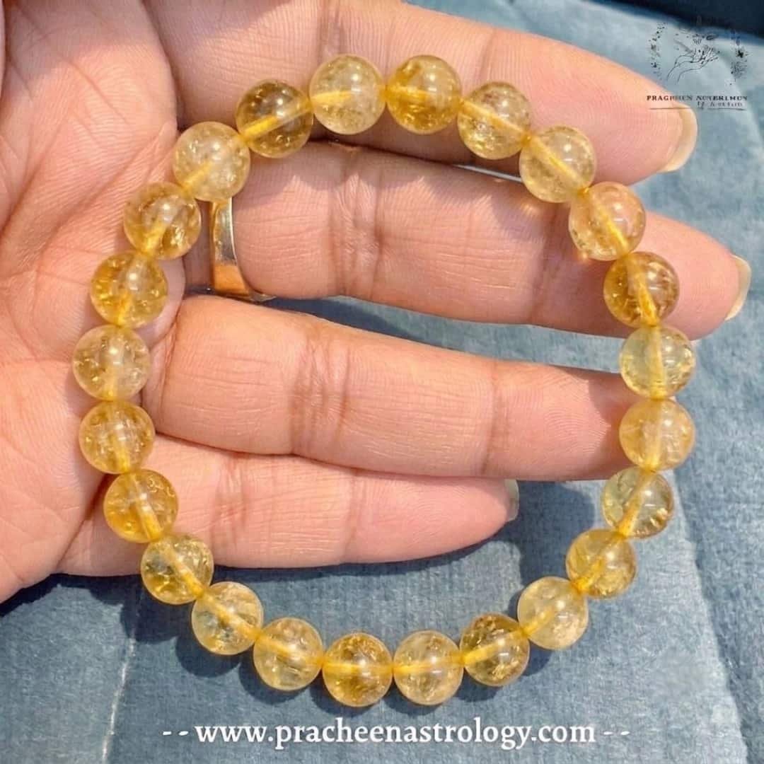 Natural Citrine Bracelet Natural Citrine Bracelet