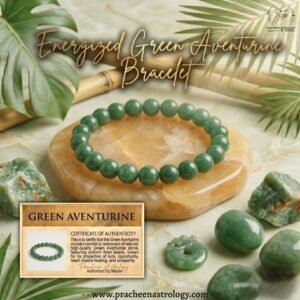 Pracheen Crystals Green Aventurine Bracelet