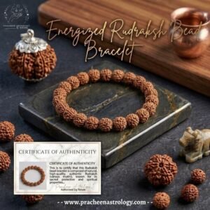 Pracheen Crystals Natural Rudraksha Bracelet