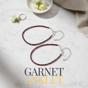 Garnet Anklet