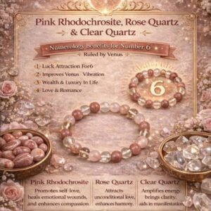 Numerology 6 Bracelet