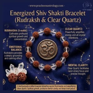 Pracheen Crystals Energized Shiv Shakti Bracelet