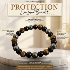 Pracheen Crystals Triple Protection Bracelet