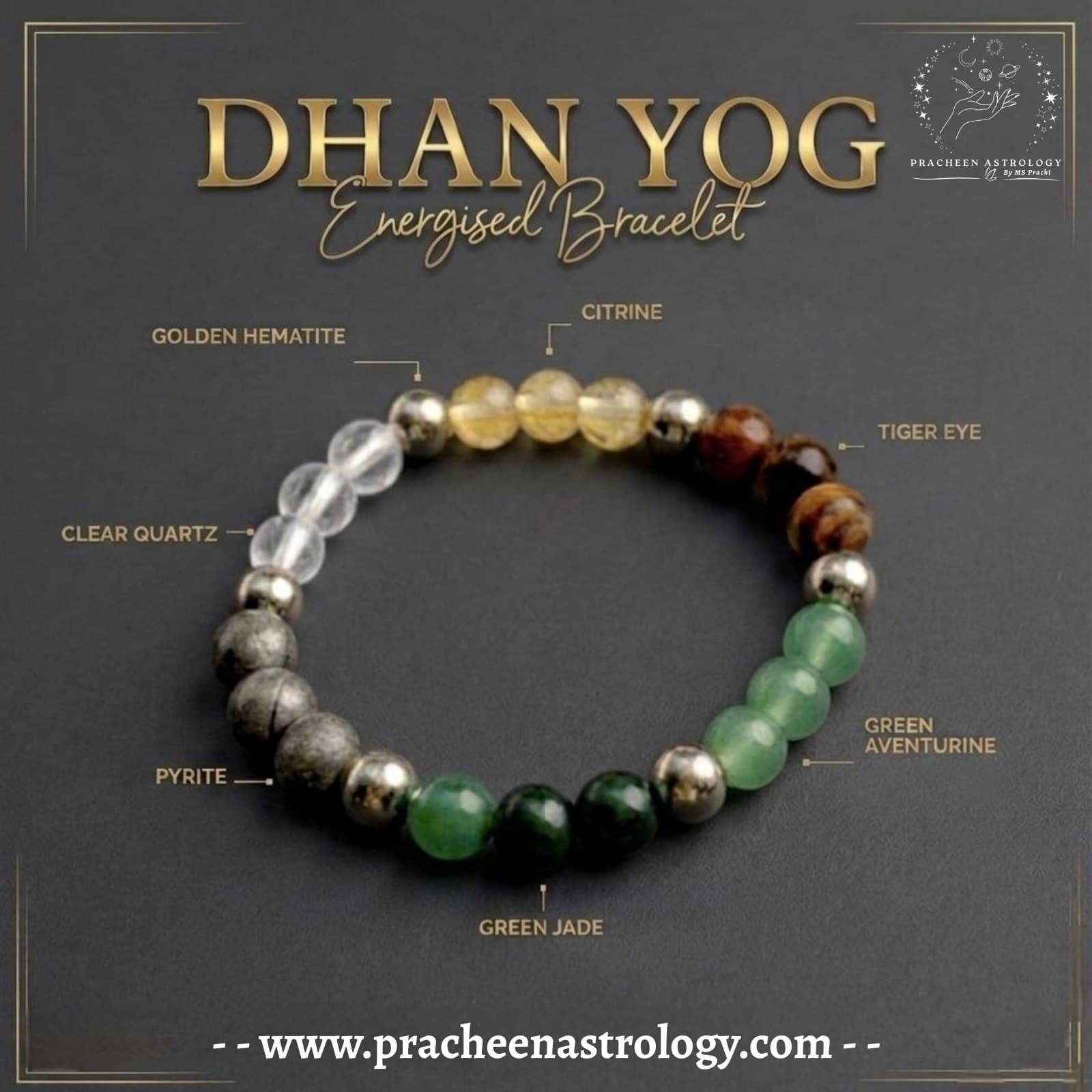 Pracheen Crystals Dhan Yog Bracelet Pracheen Crystals Dhan Yog Bracelet