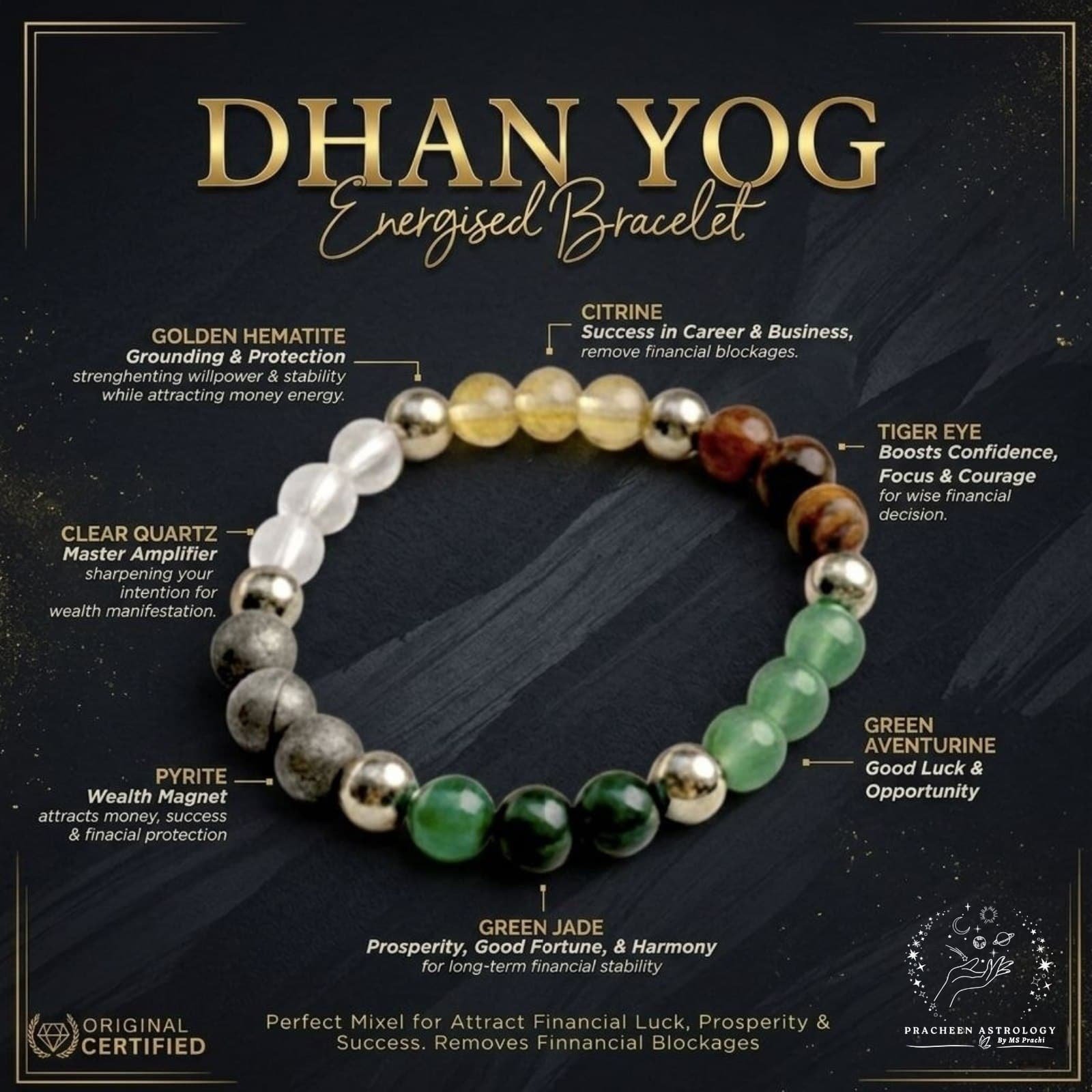 Pracheen Crystals Dhan Yog Bracelet Pracheen Crystals Dhan Yog Bracelet
