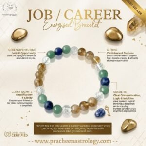 Pracheen Crystals Job Career Bracelet