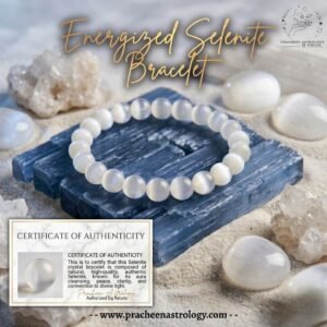 Pracheen Crystals Selenite Bracelet