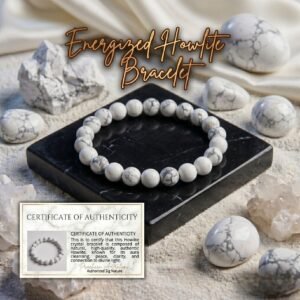 Pracheen Crystals Natural Howlite Bracelet (Energized)