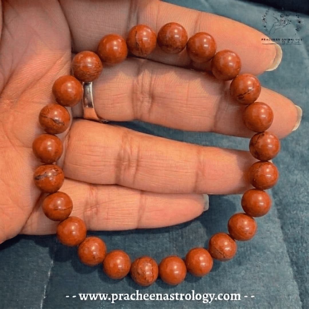 Natural Red Jasper Bracelet Natural Red Jasper Bracelet