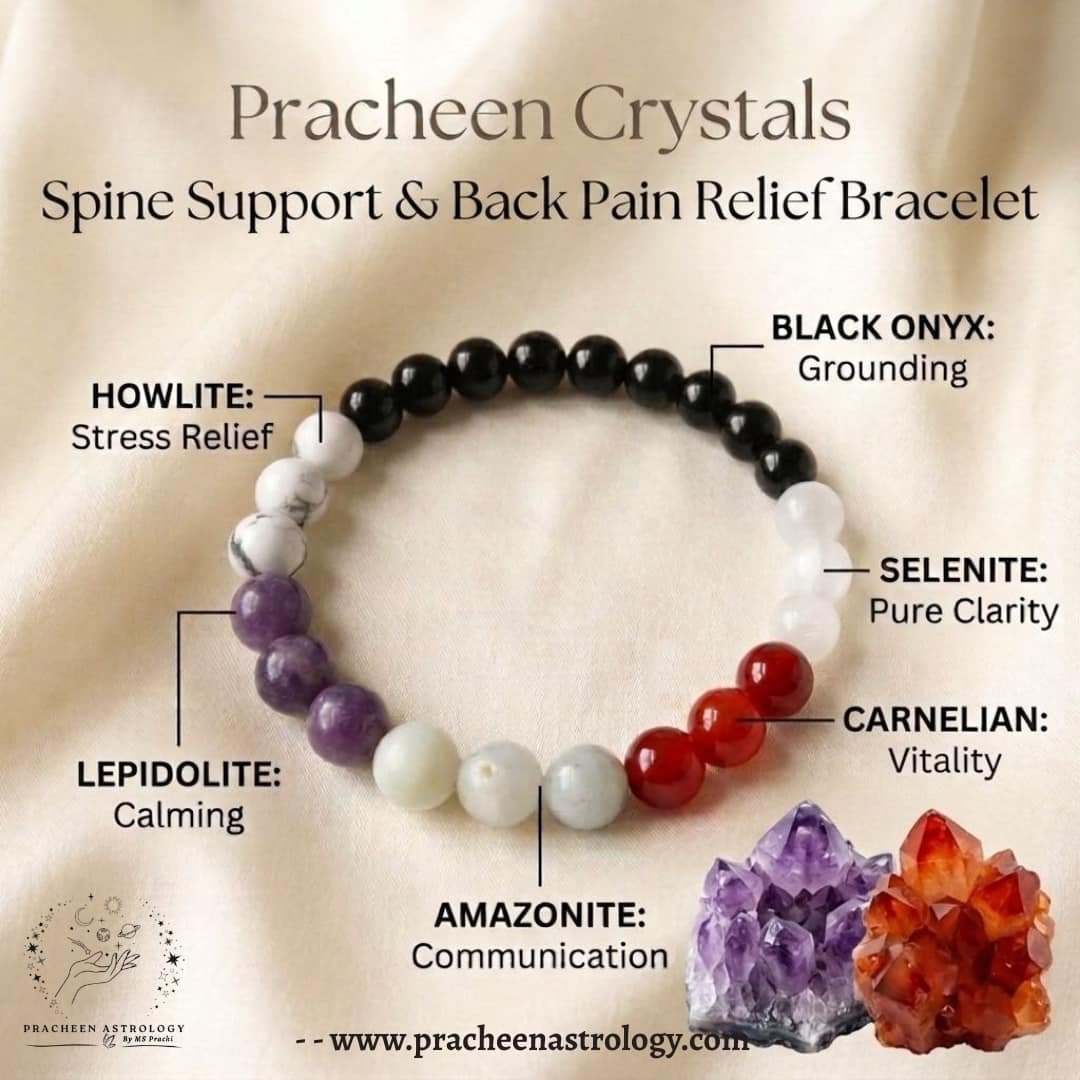 Pracheen Crystals Spine Support & Back Pain Relief Bracelet Pracheen Crystals Spine Support & Back Pain Relief Bracelet