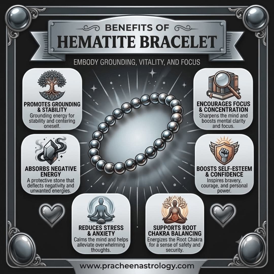 Natural Hematite Bracelet Natural Hematite Bracelet