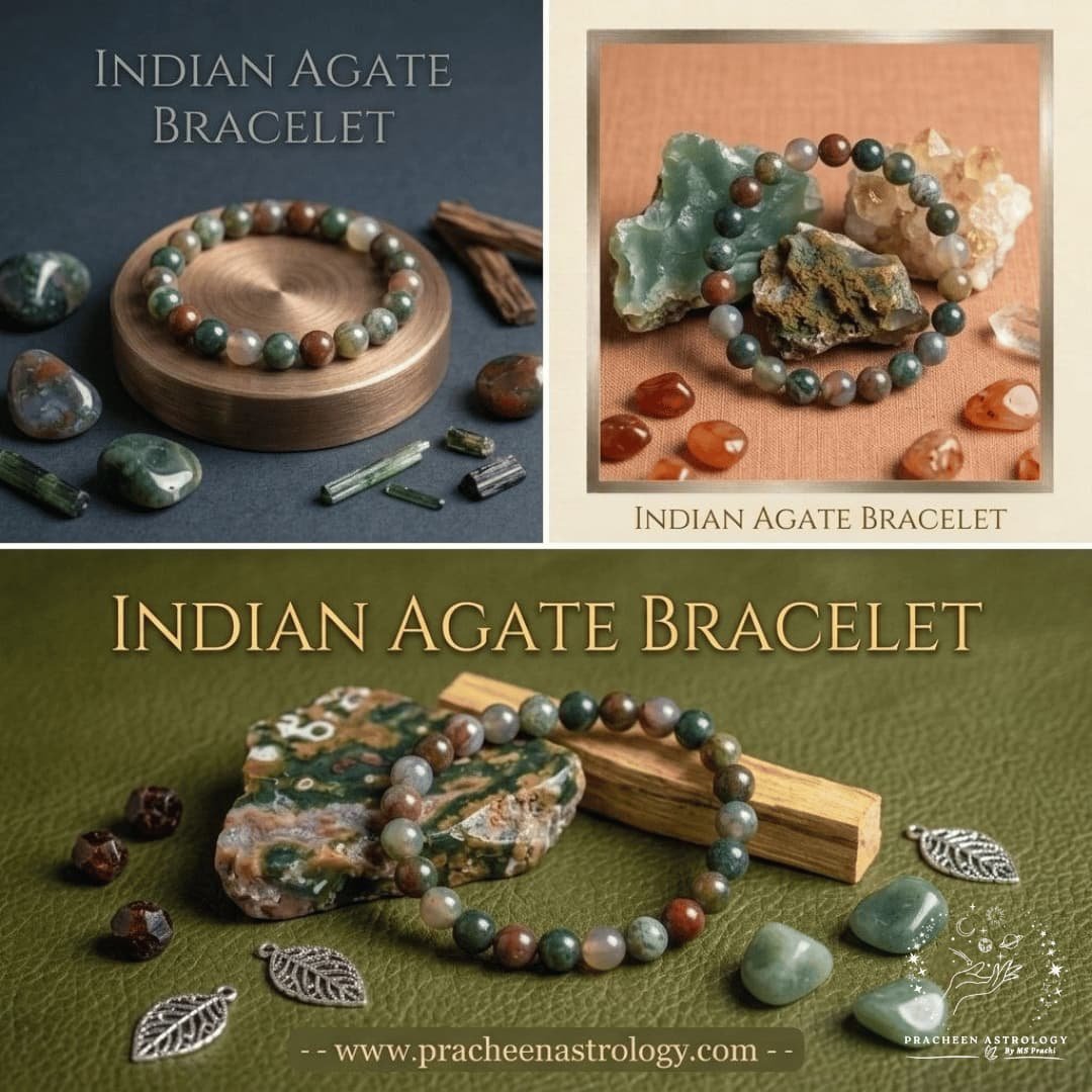 Natural Indian Agate Bracelet Natural Indian Agate Bracelet