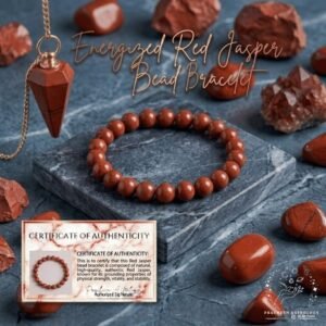 Pracheen Crystals Natural Red Jasper Bracelet