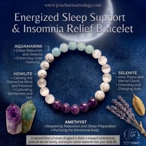 Pracheen Crystals Sleep Support & Insomnia Relief Bracelet