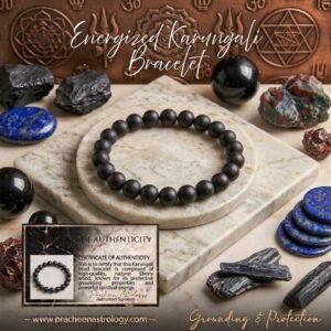 Pracheen Crystals Natural Karungali Bracelet